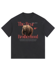 Bear Brotherhood Gay Pride Size Inclusive T-Shirt Vintage Wash Oversize Tee Vintage Wash Oversize Tee