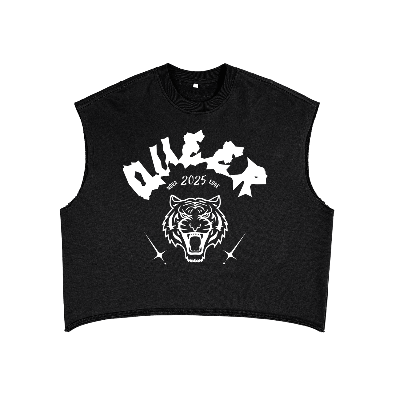 Queer Pride Punk Vibes for Brooklyn Pride 2025 Black French Terry Boxy Tank Top French Terry Boxy Tank Top