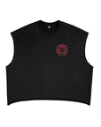 Feral Femme Club Pride Tank Black French Terry Boxy Tank Top French Terry Boxy Tank Top