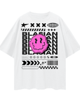 Blasian Graphic Tee Streetwear Fashion Black and Asian Multicultural Oversize Deep Drop Shoulder Tee - 190 GSM