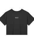 Brat Pride Minimal Design Black Baby Tee Seamless T-Shirt Baby Tee Seamless Tee