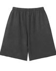 Ursula Shorts Spray Paint Crown Lesbian Pride on Scattered Edge Vintage Washed Shorts Vintage Wash Short Pants