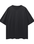 Revolution Black & Yellow Spine Tattoo Inspired Graphic Tee Black Oversize Tee Oversize Deep Drop Shoulder Tee - 190 GSM