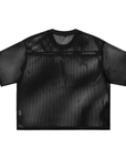Puro Pinche Pride Mesh Tee Spanish speaking pride Black See-through Boxy Net T-shirt See-through Boxy Net T-Shirt