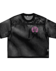 Bussy Cat Club Mesh Pride Tee Black See-through Boxy Net T-Shirt See-through Boxy Net T-Shirt
