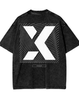 X Gender Pride Shirt Black Acid Wash Oversize T-Shirt Acid Wash Oversize T-Shirt