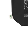 Nature is Bisexual Pride Accessory Black Eco Tote Bag