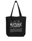 Nature is Asexual Carrying Bag Environmentally Friendly Pride Accessory Tote Bag Eco Tote