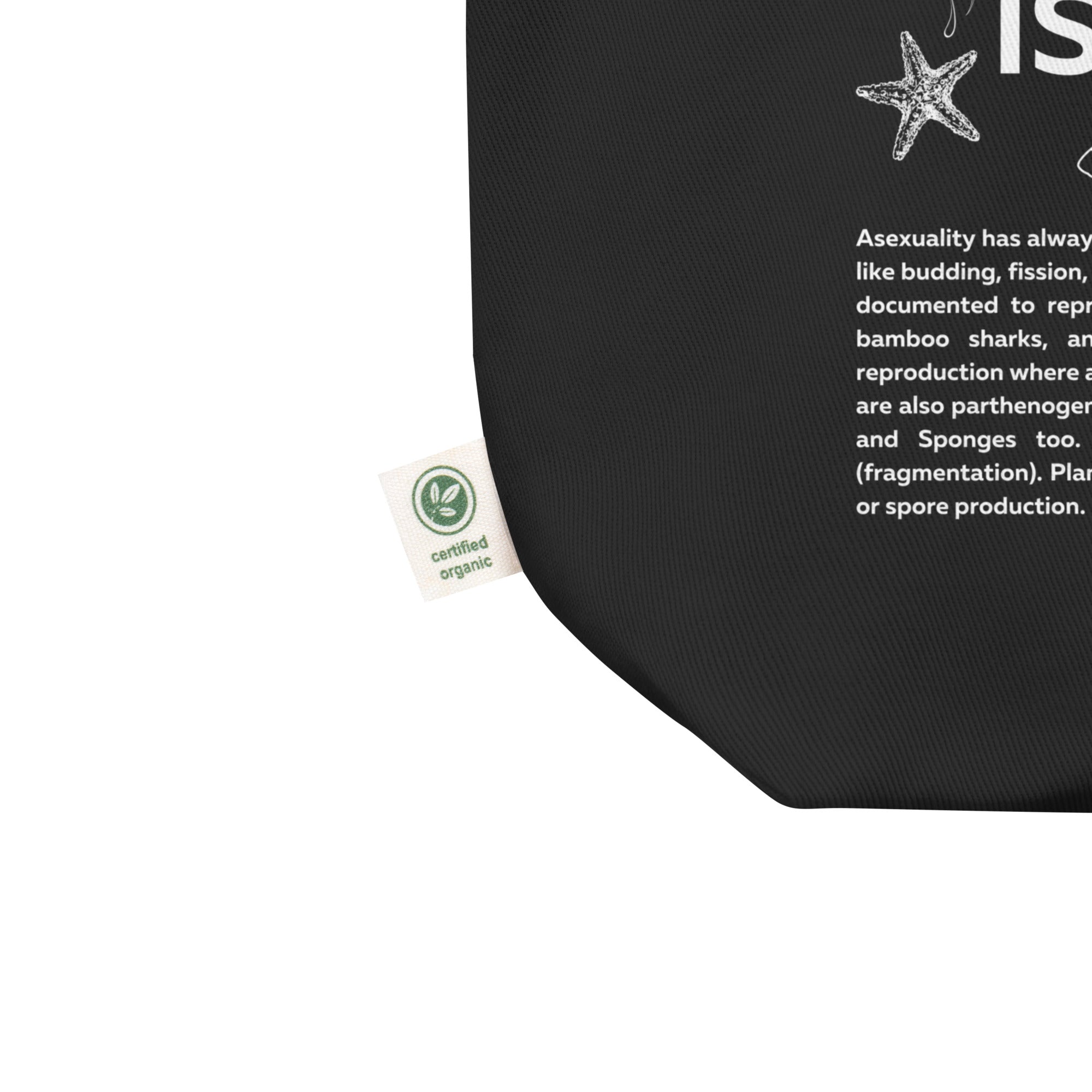 Nature is Asexual Carrying Bag Environmentally Friendly Pride Accessory Tote Bag Eco Tote