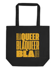 BlaQueer Tote Black Queer Pride Eco Tote Bag Eco Tote