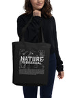 Nature is Bisexual Pride Accessory Black Eco Tote Bag