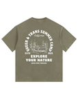 Queer & Trans Summer Camp Size Inclusive California Pride Vintage Washed Oversize Tee Vintage Wash Oversize Tee