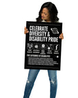 Celebrate Diversity in Disability Poster Enhanced Matte Paper Disability Pride Poster Matte Paper Poster