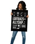 How to be an Ally Poster Pride Enhanced Matte Paper Poster Matte Paper Poster