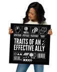 Traits of an Effective Ally Poster Pride Enhanced Matte Paper Poster Matte Paper Poster
