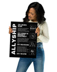 Steps to being an Ally Poster Enhanced Matte Paper Allyship Poster Matte Paper Poster