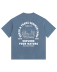 Queer & Trans Summer Camp Size Inclusive California Pride Vintage Washed Oversize Tee Vintage Wash Oversize Tee