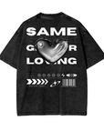 Same Gender Loving Intersectional Pride Graphic Tee Streetwear Fashion on Black Acid Wash Oversize T-Shirt Acid Wash Oversize T-Shirt