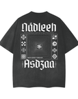 Nádleeh Asdzaa Two Spirit Navajo Nation Pride Vintage Wash Frayed T-Shirt Vintage Wash Frayed T-Shirt