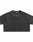 Top Challenger Non Binary Division Enby Pride Snow Washed Crop Top Snow Washed Crop Top