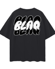 BlaQ Pride Bubble Letter Intersectional Pride T-Shirt Oversize Deep Drop Shoulder Tee Oversize Deep Drop Shoulder Tee - 190 GSM