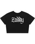 Zaddy Pride Black Mini T-Shirt Seamless Tee Seamless Mini Tee