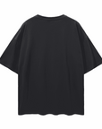 Hot T-Boy Summer Trans Pride on front of Black Oversize Deep Drop Shoulder Tee Oversize Deep Drop Shoulder Tee - 190 GSM