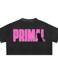 Primal Cat Club Wild Queer and Kinky Pride Snow Washed Crop Top Snow Washed Crop Top