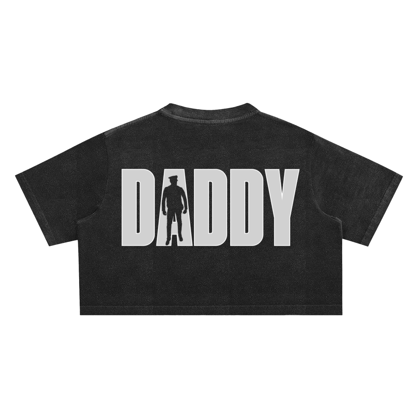 Daddy Dom Club Playful Pride Tee Snow Washed Crop Top Snow Washed Crop Top