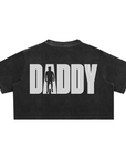 Daddy Dom Club Playful Pride Tee Snow Washed Crop Top Snow Washed Crop Top