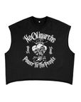 No Oligarchs Power to the People Protest Tee Black French Terry Boxy Tank Top French Terry Boxy Tank Top