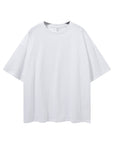 Camiseta con gráfico del orgullo gay chino Tongzhi en blanco, de gran tamaño y hombros caídos (190 g/m²)