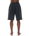 Trans King Gothic Font and Spray Paint Crown Scattered Edge Vintage Washed Shorts Vintage Wash Short Pants