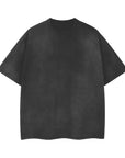 Nádleeh Hastii Navajo Nation Two Spirit Pride Black Gray Vintage Wash Frayed T-Shirt Vintage Wash Frayed T-Shirt