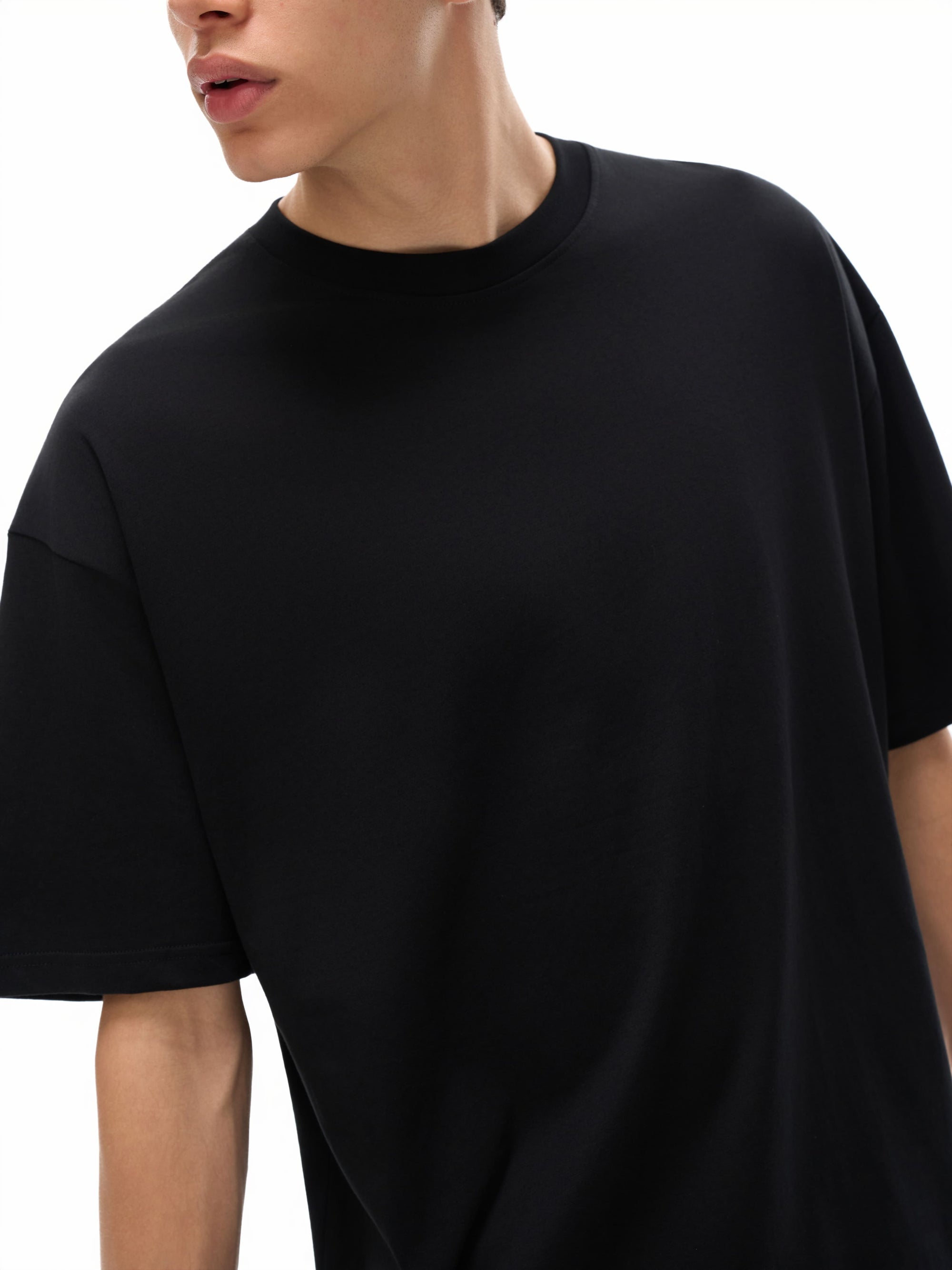 Disability Pride If I want or need help I will ask on back of Oversize Deep Drop Shoulder Tee Oversize Deep Drop Shoulder Tee - 190 GSM
