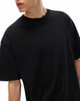 Disability Pride If I want or need help I will ask on back of Oversize Deep Drop Shoulder Tee Oversize Deep Drop Shoulder Tee - 190 GSM