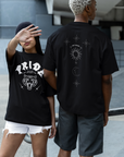 What's your sign? Quintessential Queer flirting Question LGBTQIA+ Pride Oversize Deep Drop Shoulder Tee Oversize Deep Drop Shoulder Tee - 190 GSM