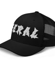 Feral Hat Queer Pride Punk Alphabet Embroidered Retro Trucker Cap Retro Trucker Hat