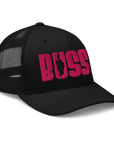 Bussy Cat Club Gay Pride Trans Pride Black Retro Trucker Hat Retro Trucker Hat