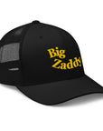 Big Zaddy Embroidered Hat Pride Gear Black and Yellow Trucker Cap Retro Trucker Hat