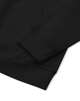 Nova Edge Threads Streetwear that Gives Typography Black Eco Raglan Hoodie Eco Raglan Hoodie