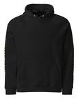 Revolution Black and Yellow Sleeve Designs Eco Raglan Hoodie Eco Raglan Hoodie