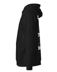 Queer & Trans Pride Sweatshirt Chrome Heart Black Eco raglan hoodie Eco Raglan Hoodie