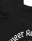 Queer Revolution, Global Force Graphic Sweatshirt LGBTQIA2S+ Pride on back of Black or Gray Eco Raglan Hoodie Eco Raglan Hoodie