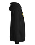 Rebellion is in my Roots Hoodie Black and Yellow Eco Raglan Hoodie Eco Raglan Hoodie