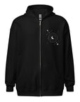 Genderfluid Pride Gender Symbol Celestial heavy blend zip hoodie Heavy Blend Zip Hoodie