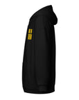 One of Them Enby Pride Yellow Embroidered Black heavy blend zip hoodie Heavy Blend Zip Hoodie