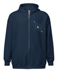 Genderfluid Pride Gender Symbol Celestial heavy blend zip hoodie Heavy Blend Zip Hoodie
