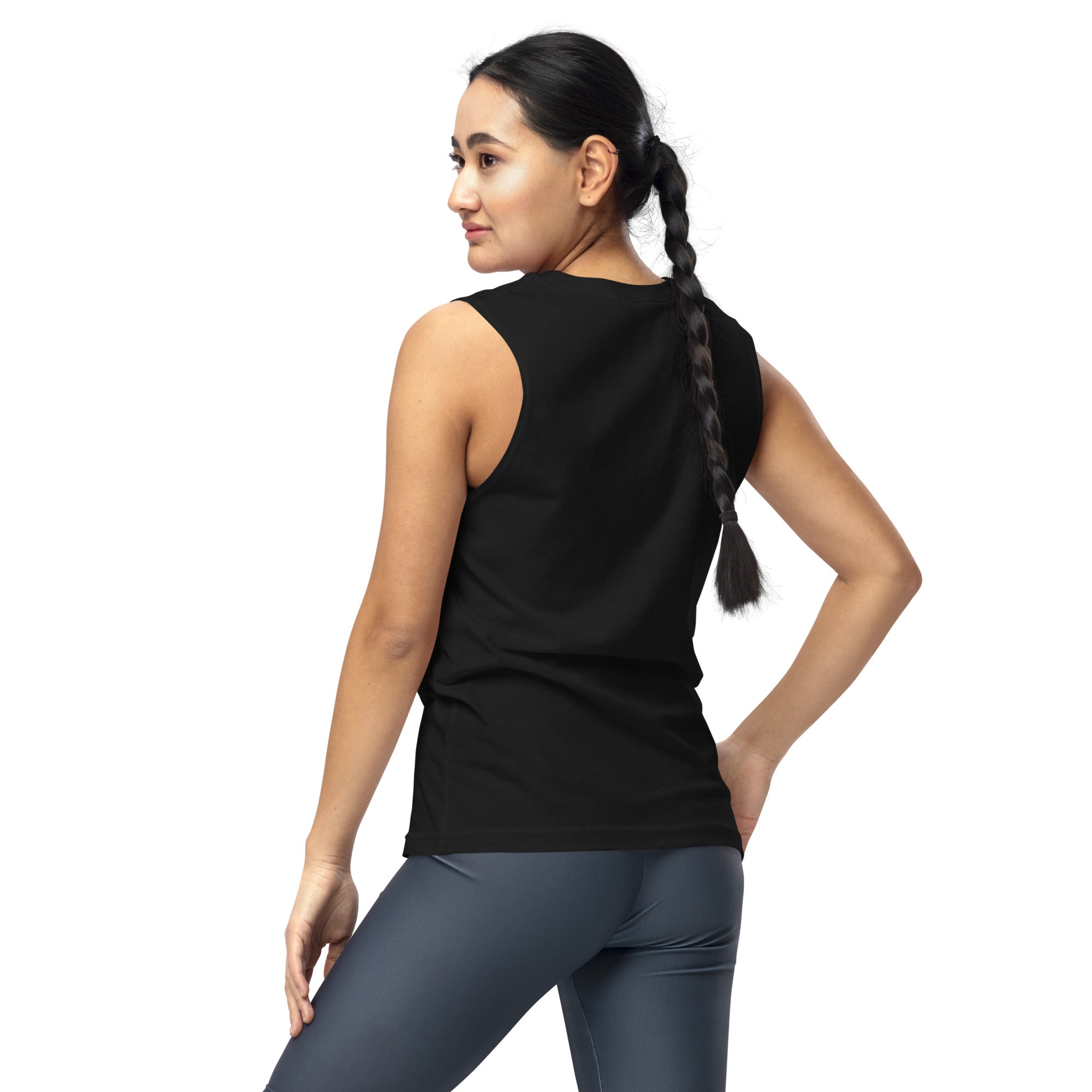 Fabulous & Free Unicorn Graphic Tee LGBTQIA+ Pride Vintage Style on Front of Tank Top Relaxed Fit Sleeveless Tank Top
