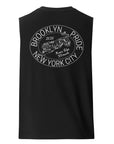 Brooklyn Pride 2025 Nova Edge Threads Back Graphic Relaxed Fit Sleeveless Tank Top Relaxed Fit Sleeveless Tank Top